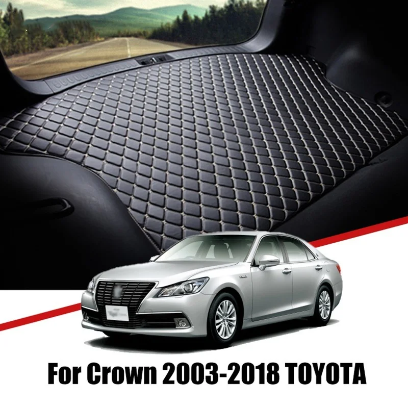 Кожаный Автомобильный багажник дневного света для Toyota Crown 2003 2014 2015 2016 2017 2018