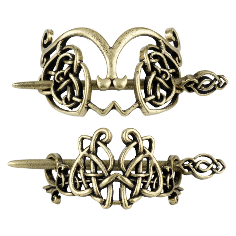 

Hair Celtic Clips Accessories Viking Metal Slide Knot Stick Vintage Hairpin Women Retro Sticks Pin Hairpins Clip Barrettes
