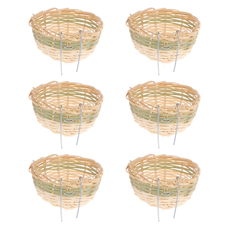 6 шт. бамбуковые гнезда для птиц