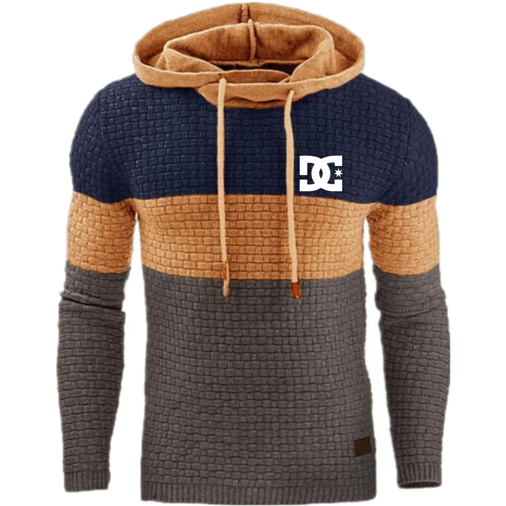 

DC 2021 Spring Autumn New Men's Essential Hoodie Sports Double Zipper Jacket Warm Casual Men's Sportswear Fashion Men's Jacket+4