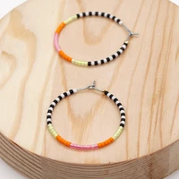 go2boho miyuki seed bead earing for women jewelry hoop earrings bijoux boho simple beaded ear rings pendientes aros brinco