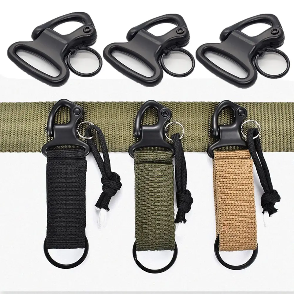 Clasp Outdoor Water Bottle Hanger Webbing Backpack Strap Quickdraw Carabiner Tactical Holder Hooks Belt Clip Camping Accessories