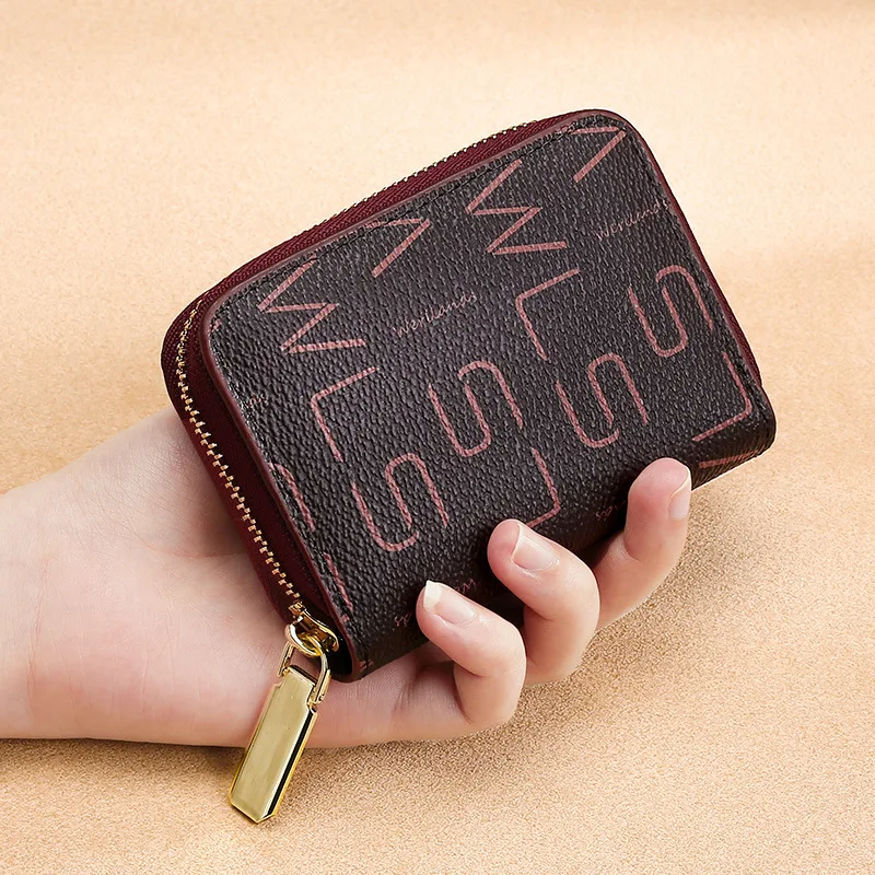 НОВЫЙ женский короткий кошелек маленький модный роскошный брендовый кожаный