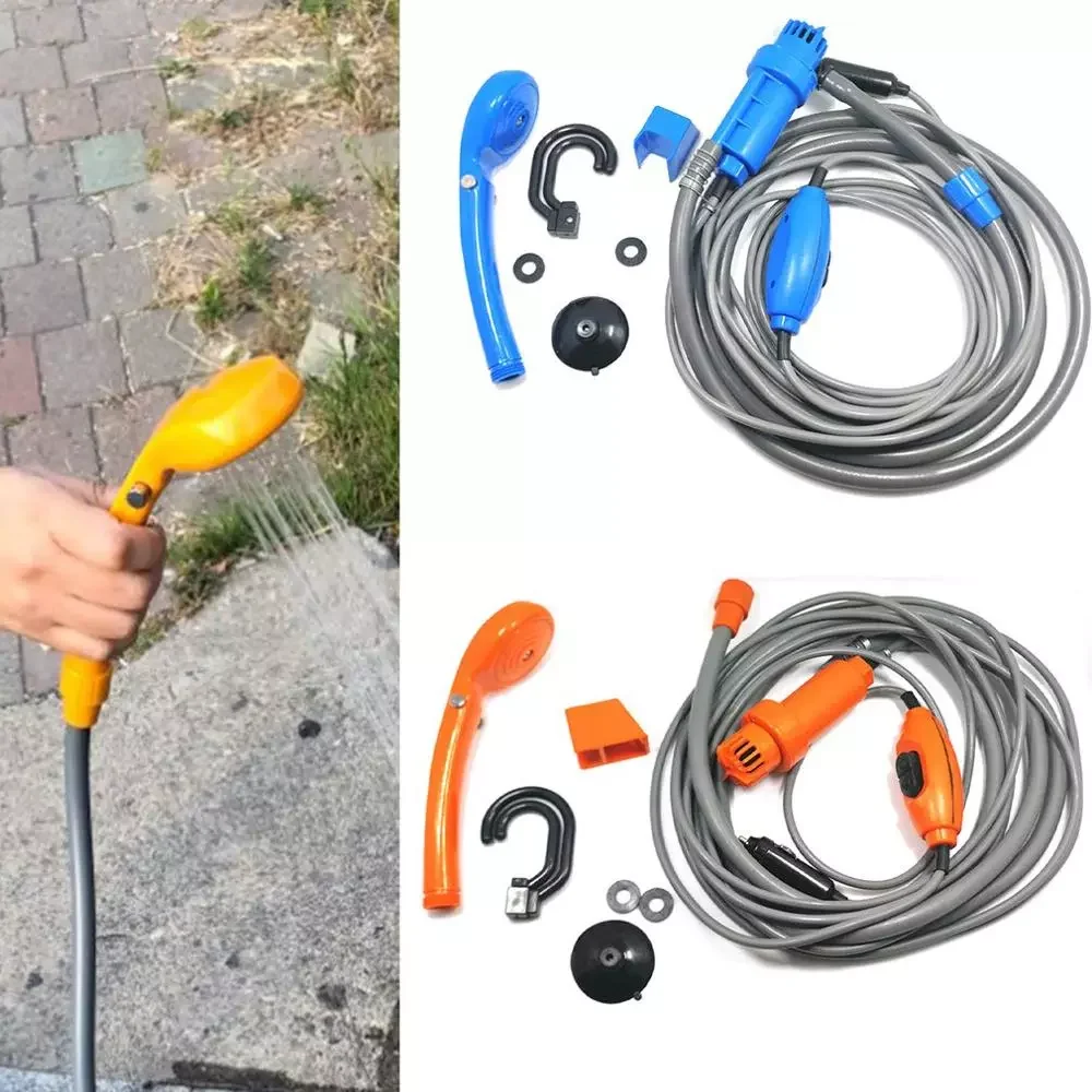 

Universal Car Washer Shower Set Portable Electric Pump Outdoor Camping Travel Car Washer Hiking Pet Washer