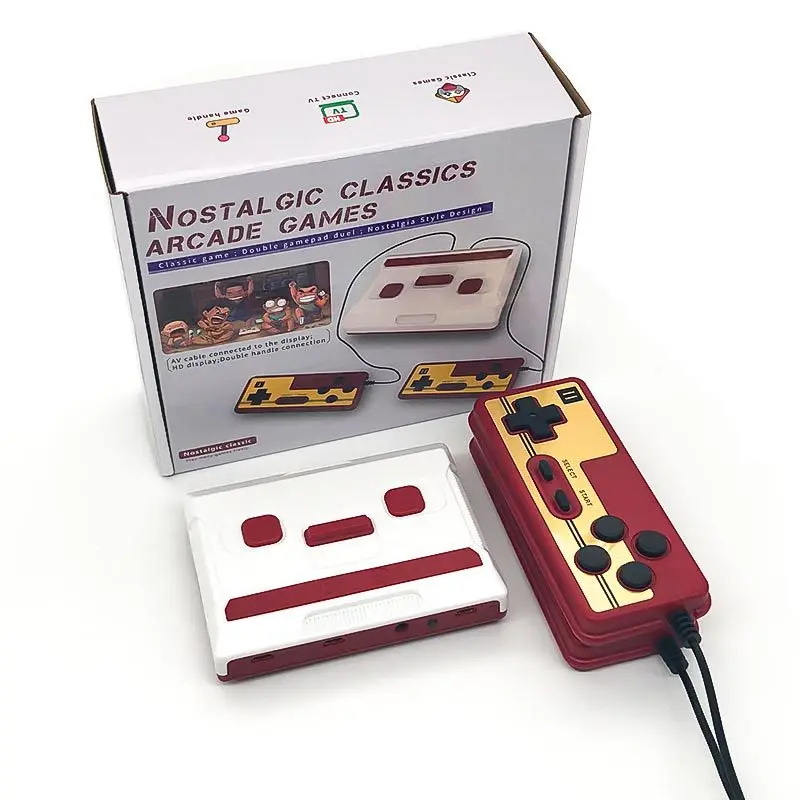 

Mini 8 Bit Retro Classic Nostalgic AV 620 Games TV Video Game Console Family Handheld Game Players for FC NES Arcade Game System