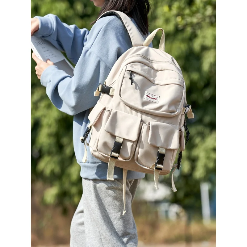 

Korean Style Student Backpack Female Junior High School Student High School Student Bag Large Capacity Japanese StyleinsGirls Ba