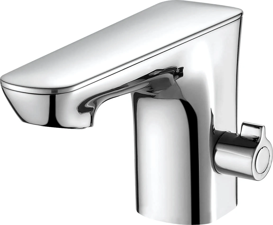 

JOMOO Sensor Faucet Basin Tap Chrome Finished Cold and Hot Mixer Bathroom Sink infrared sensor water taps 51E1220-21-CJM1
