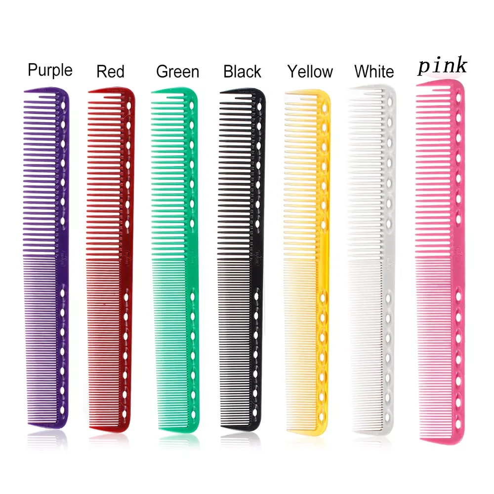 

Professional Hair Combs Carbon Anti-static Hairdressing Brush Candy Color Salon Flattop Hair Cutting Comb Hair Care Styling Tool