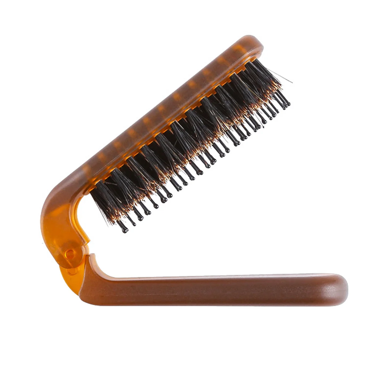 

Folding Hair Comb Mustache Cleaning Brush Pocket Hair Brush Hair Straightener Brush Hair Styling Comb Hair Barber Brush