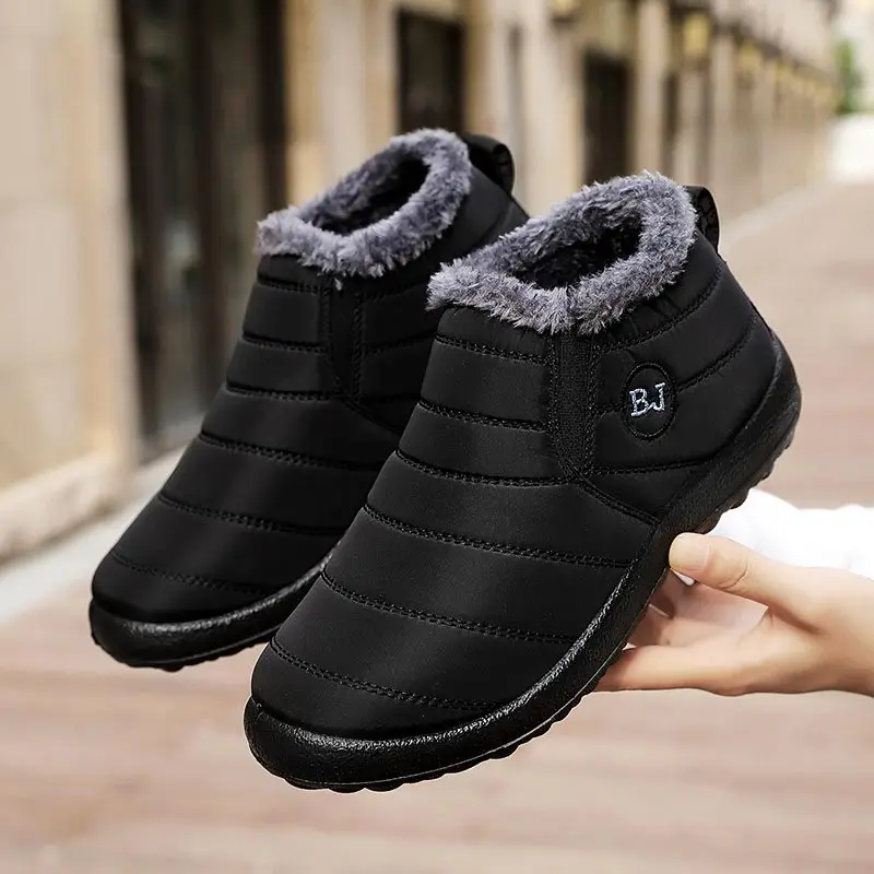 

Warm Elastic Laces Autumn Winter Sneakers Woman Sport Shoes Sports Women 2022 Running Shoes for Women Booties Snow Fur GMB-3412