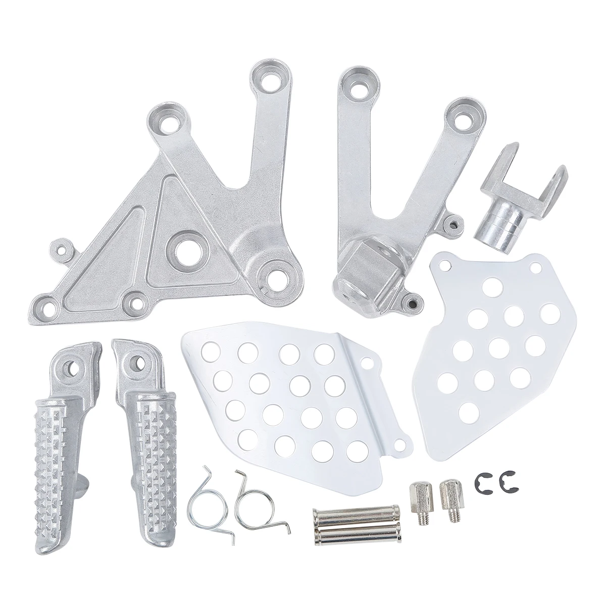 

Передние Подножки подножки кронштейн для Honda CBR600RR 2003 2004 2005 песочный черный/серебристый мотоцикл