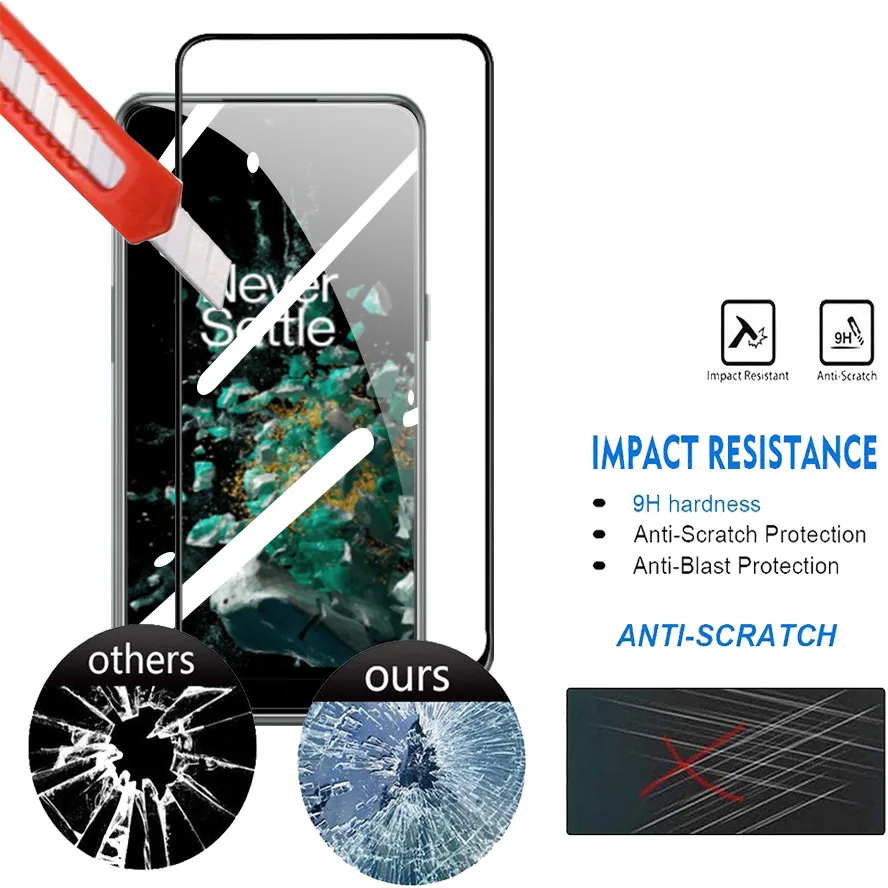 Tempered Glass Oneplus 10T Nord 2T Película/Cristal One plus 10 T 9RT Screen Protector Oneplus Nord 2 T 9R Glass For Oneplus10T