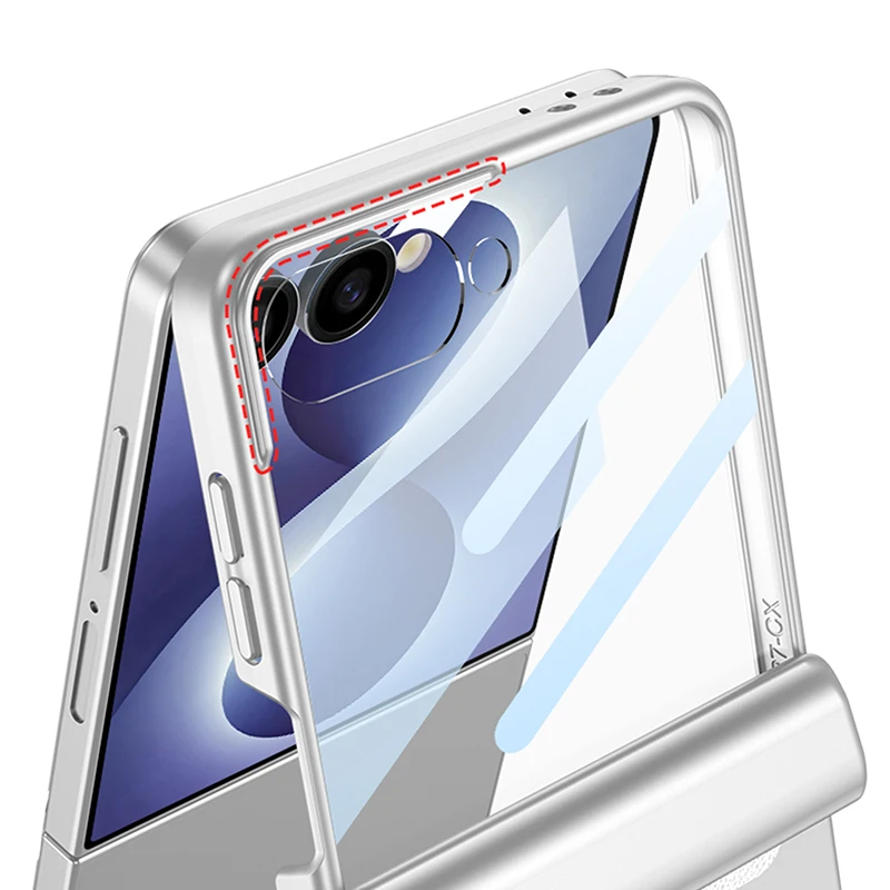 Фото Защитный чехол 3 в 1 для Samsung Galaxy Z Flip 8, модный защитный чехол для мобильного телефона, задняя крышка №5