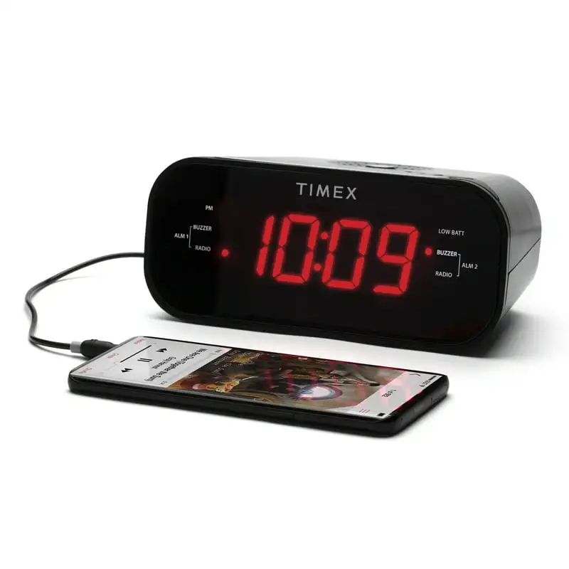 

T231GRY2 AM/FM Dual Alarm Clock Radio with Digital Tuning (Gunmetal Gray) Alarma despertador Desk clock Melting clock Alarm cloc