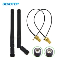 2 setslot 2 4ghz 3dbi wifi antenna aerial sma rp sma male connector wifi antenna for wireless router antennas 15cm ipex cable