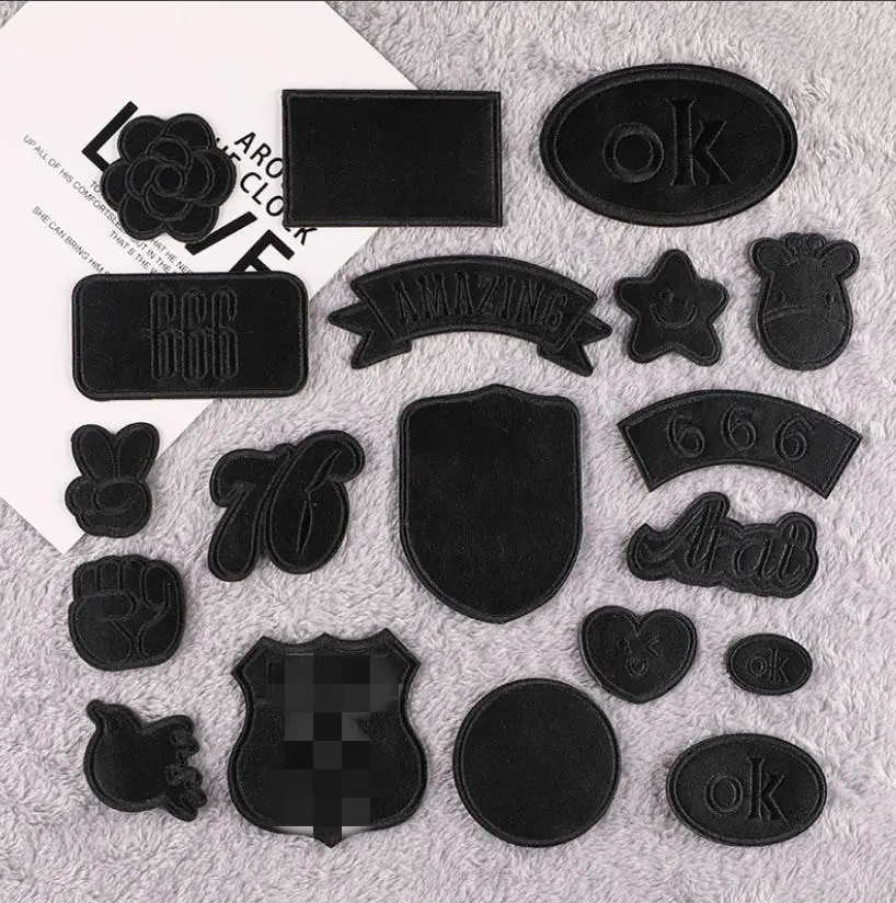 

10 Pcs Fashion Pattern Embroidered Leather Patch Stick On Iron Sofa Repair Jacket Applique Hat Shoe Clothing Decor DIY Accessory