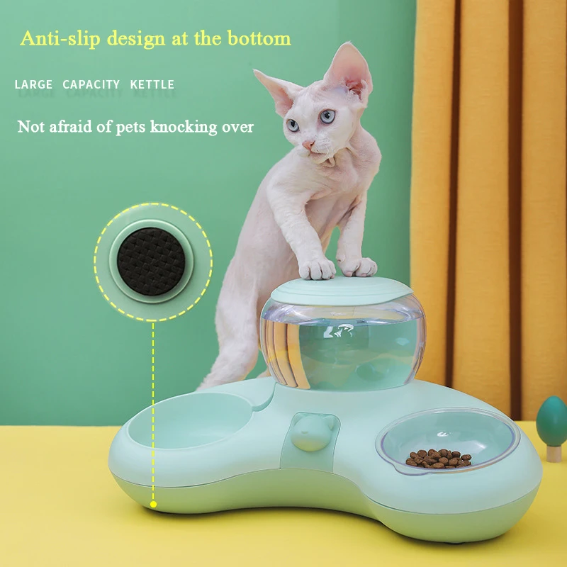 

Pet Food Bowl Cat Bowl Dog Bowl Automatic Drinking Water Feeding Double Bowl Dog Food Bowl Cat Water Bowl Pet Drinking Bowl
