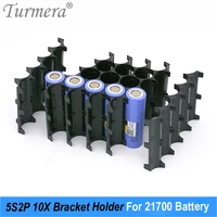 turmera 10pieces 10x 5s2p 21700 holder 21700 battery bracket spacer assemble for 36v 48v electric bike or escooter batteries use