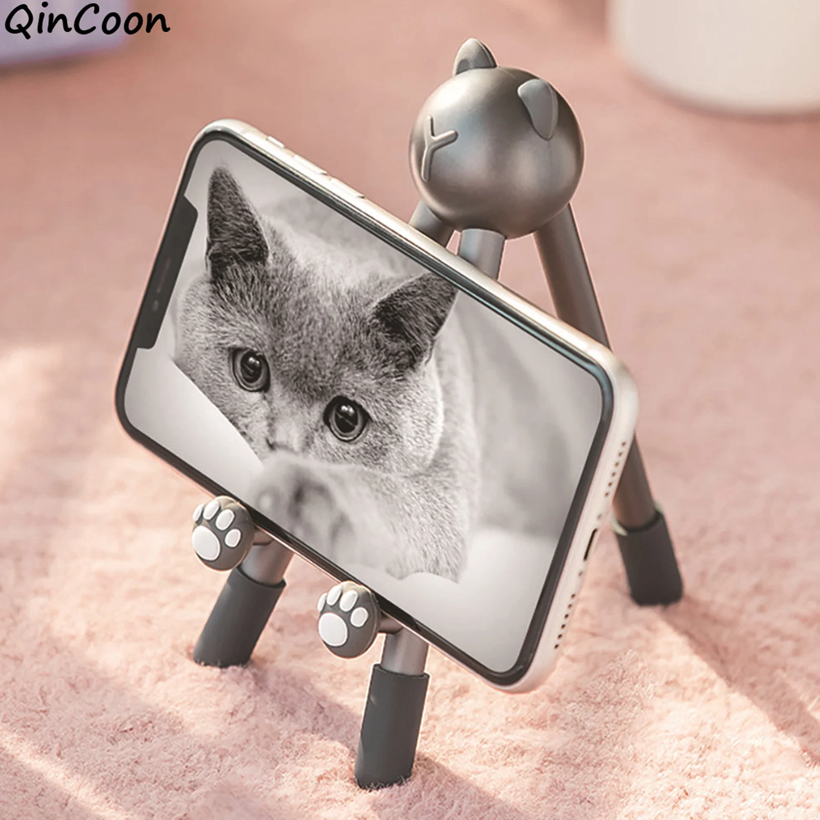 Креативная Алюминиевая Подставка для телефона настольная подставка смартфона