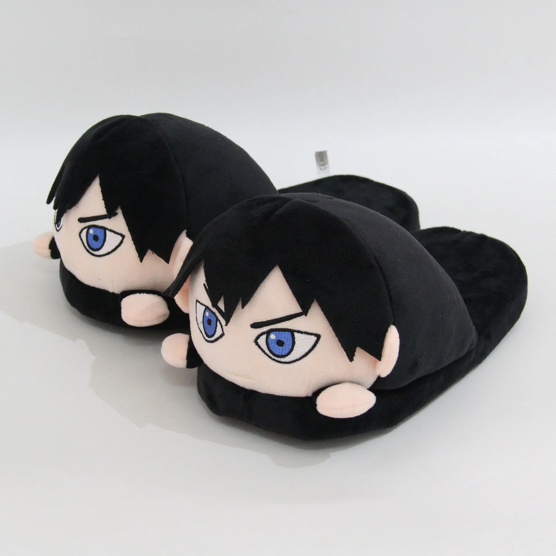 Funny Cartoon Home Slipper Man Women Couple Haikyuu Animation Plush Cotton 28cm Anime Hinata Shoyo Tobio Kageyama Slippers