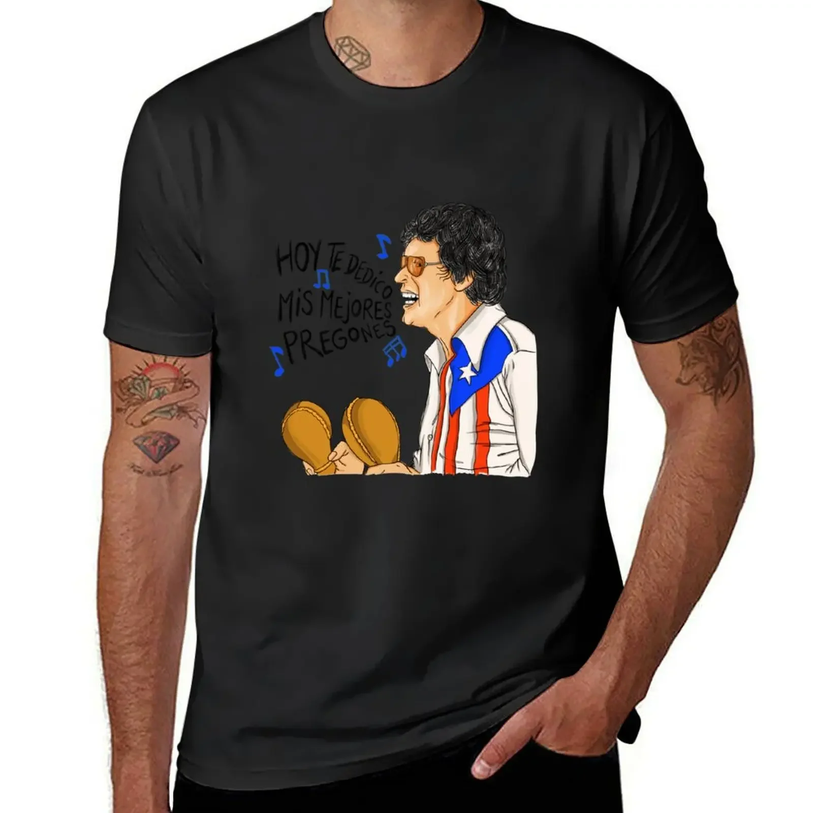 Hector Lavoe футболка заготовки Мужская одежда великолепная для мужчин
