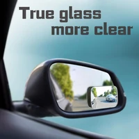 2pcs blind spot mirror rimless adjustable rectangle wide angle reversing rearview mirror for car