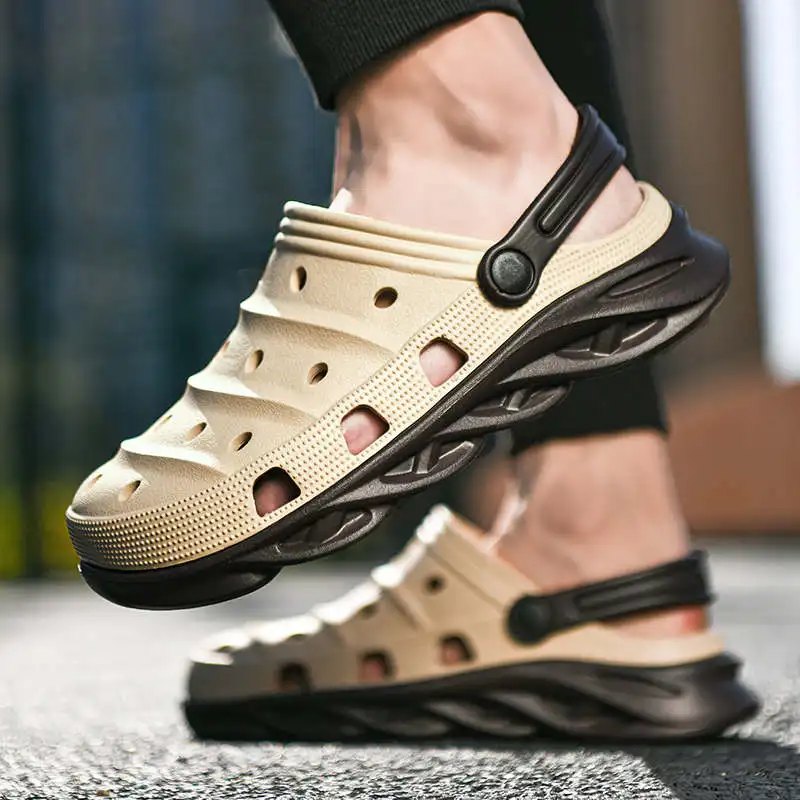 

Мужские кроссовки на воздушной подушке, серые теннисные туфли из резины, прочные сандалии для роликовых коньков, летняя обувь, 2022