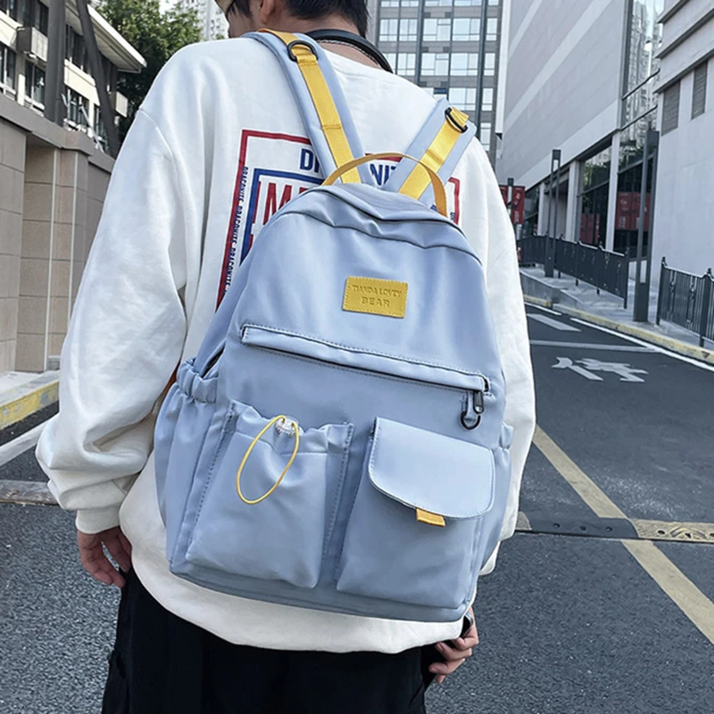 Повседневный нейлоновый рюкзак унисекс водонепроницаемый