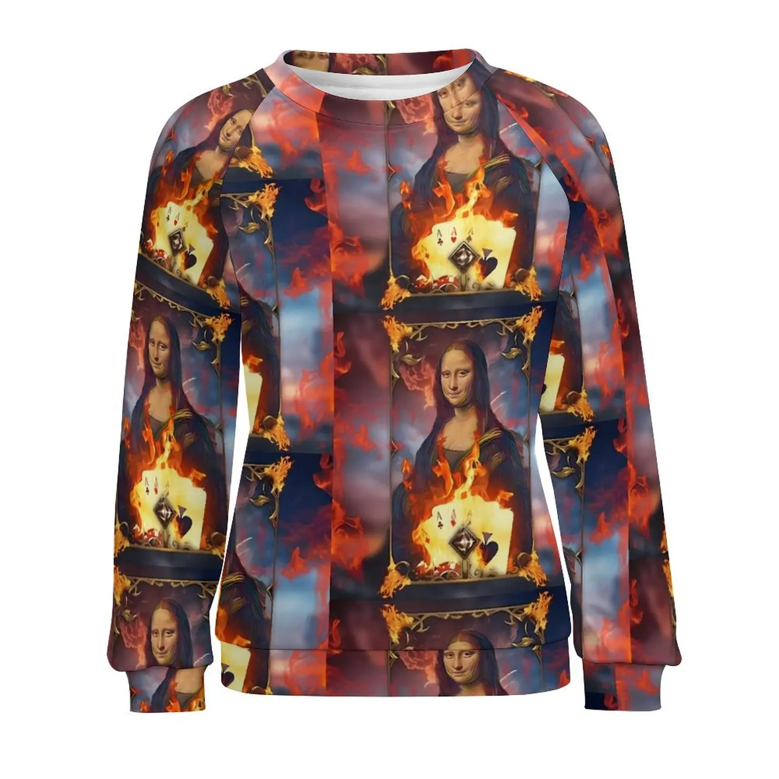 Повседневные толстовки Queen Mona Lisa с изображением знаменитостей элегантная