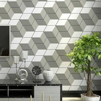 nordic geometric 3d wallpaper white grey cube square geometric living room sofa tv background home decor mural papel de parede