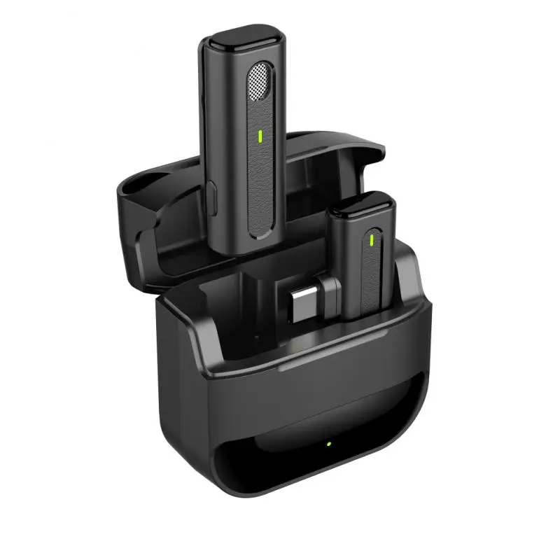 

60mah Mini Mic Portable Ultra-low Latency Lavalier Microphone Audio Video Recording Wireless Microphone For Live Broadcast