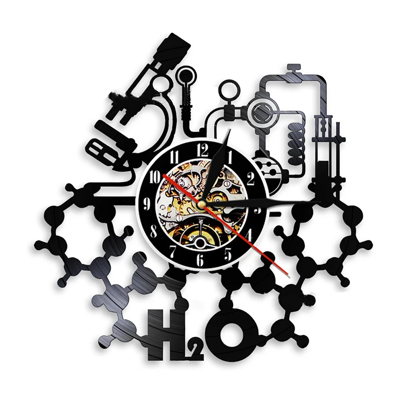 

12 inch Revolution Vinyl Record Wall Clock Vintage Decor Wall Watch Retro Bar Decorative Wall Clock For Retro Indoor Decoration