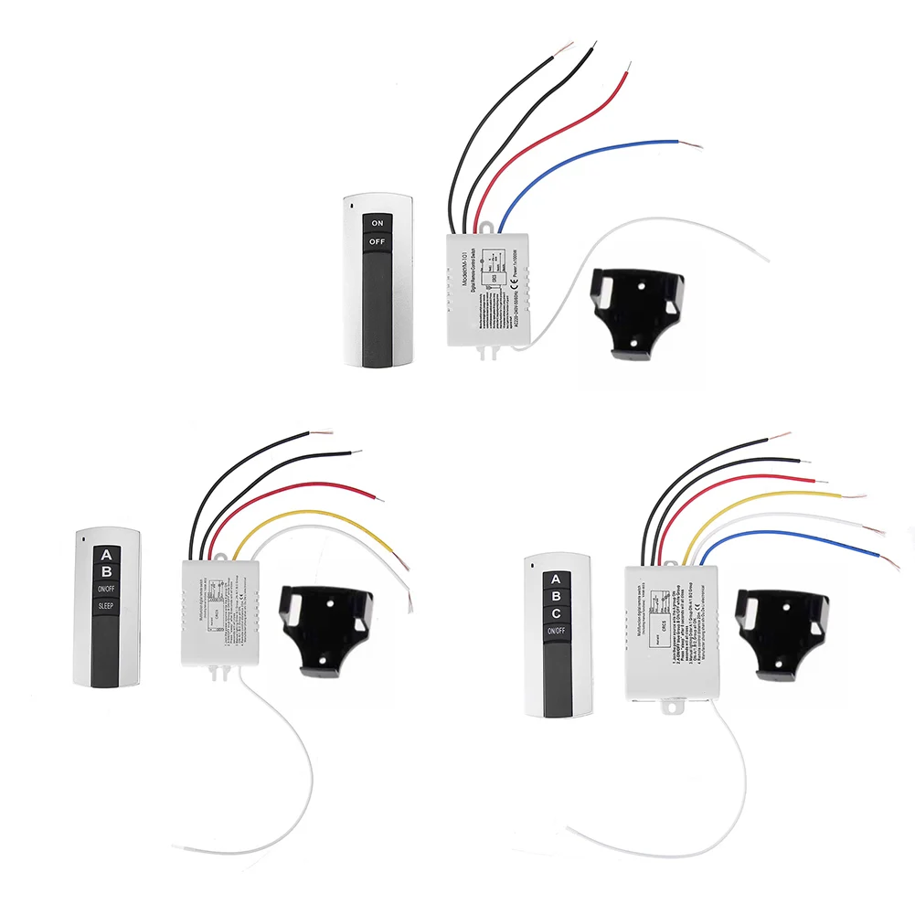 

Draadloze 1 2 3 4 Way 220V Lamp Afstandsbediening Schakelaar Ontvanger Zender Smart Fan Controller Schakelaar Voor Licht lamp On
