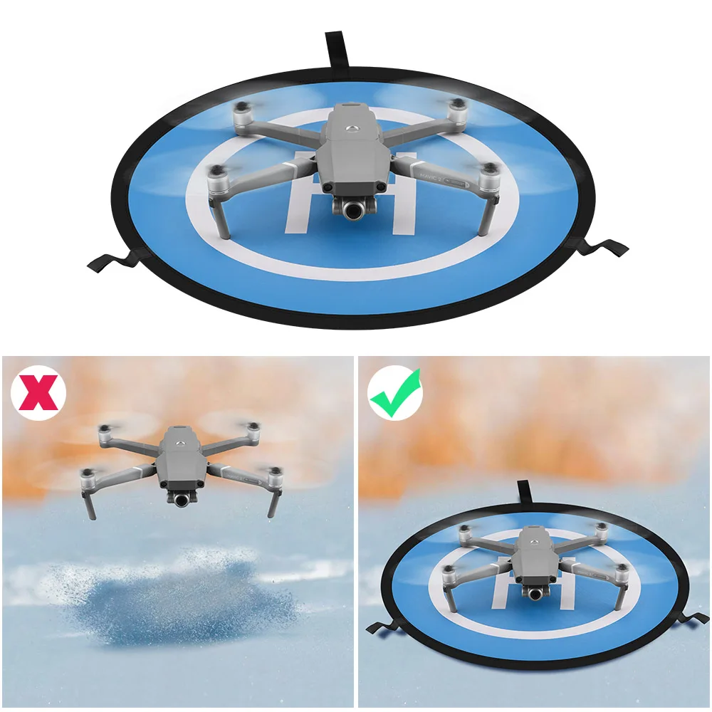Посадочные площадки для дрона 55/75 см DJI Mavic 3/Pro Mini 2 Air 2/2S Spark Phantom 3 4 FIMI X8 FPV Combo Drone |