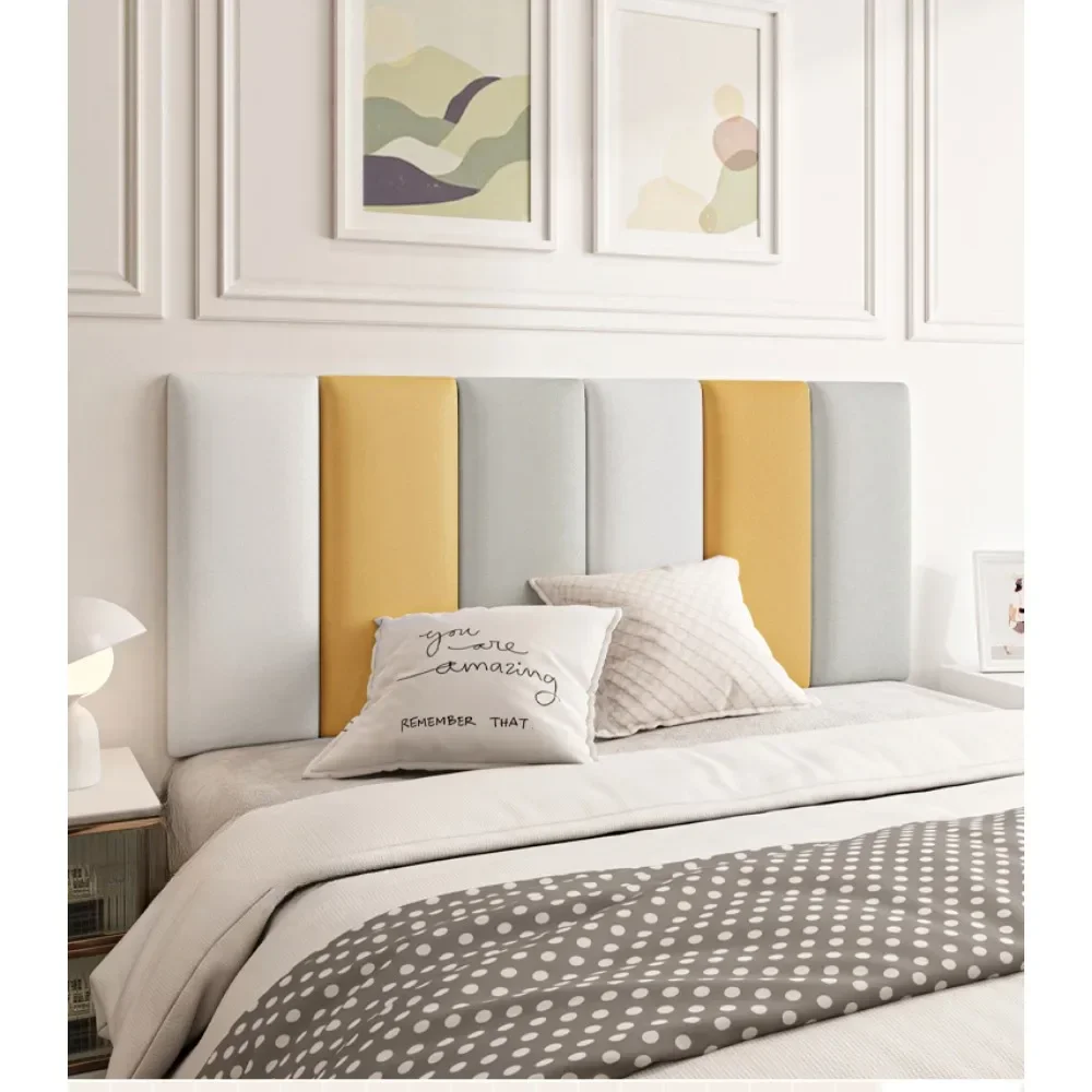 

Bedside Cushion Soft Bag Backrest Cushion King Bed Headboard Bedroom Furniture Cabeceras Adesivas Para Cama Customized