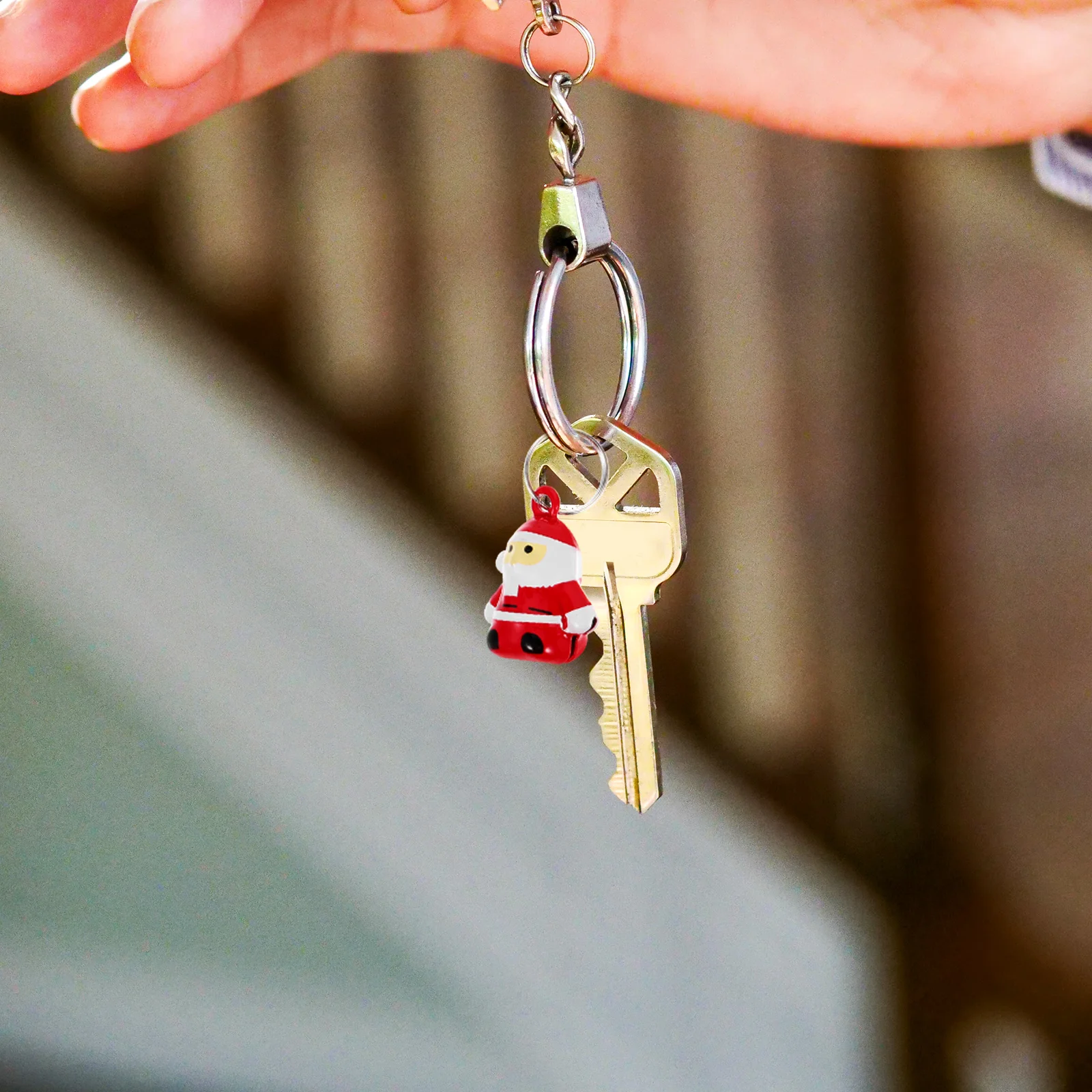 6 шт. рождественские колокольчики-воротники брелок для ключей аксессуары кошек