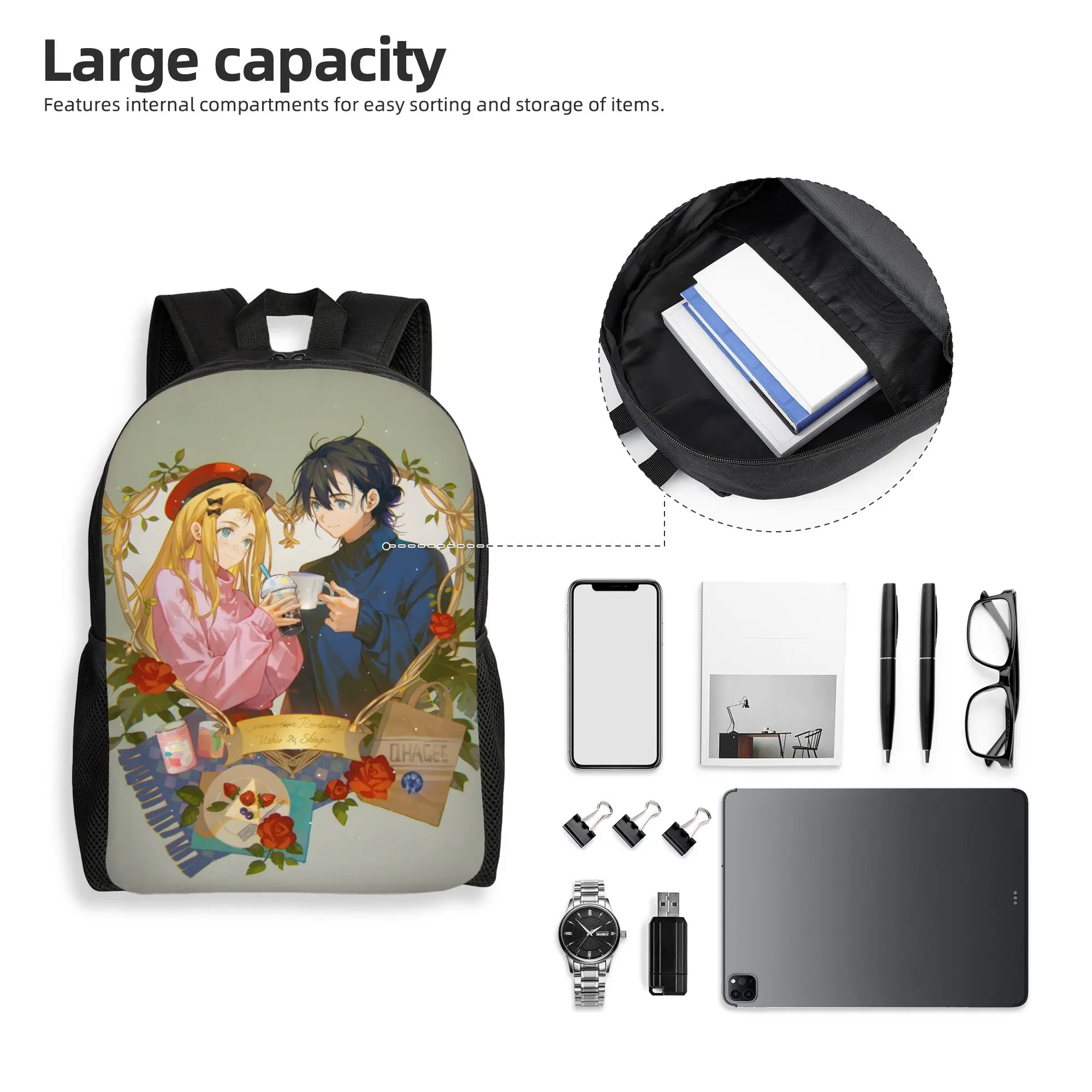 Фото Рюкзак Summer Time Rendering Daypack Shinpei & Ushio Date (1 шт.) – Новинка к началу нового учебного года №4
