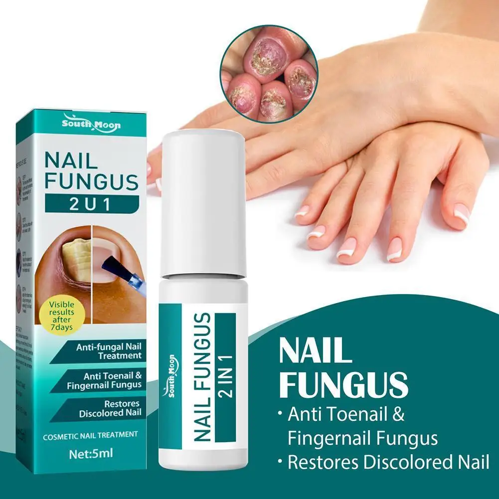

5ml Nail Repair Fungus Treatment Essence Serum Hand Fluid Foot Care Repair Anti-infective Repair Thickening And Gel Nail Re L1P6