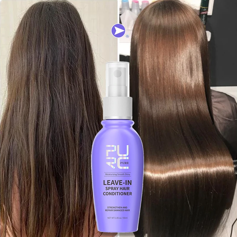 

PURC Leave-In Spray Hair Conditioner Hair Treatment Spray Repair Dry Damaged Eliminates Frizz Straightening Fluffy Hair Care