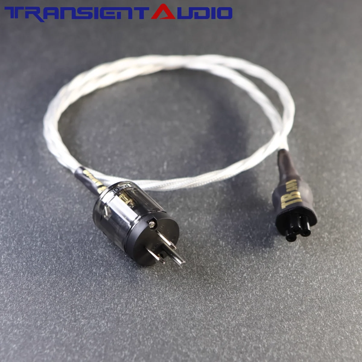 Посеребренный кабель питания HIFI IEC C5 Cloverleaf — аудиофильский класс для усилителей, стандарта СШАBSEUAU, 3-контактный шнур переменного тока Hi-Fi (art.: 3920d1a1832b4) - 3920d1a1832b4