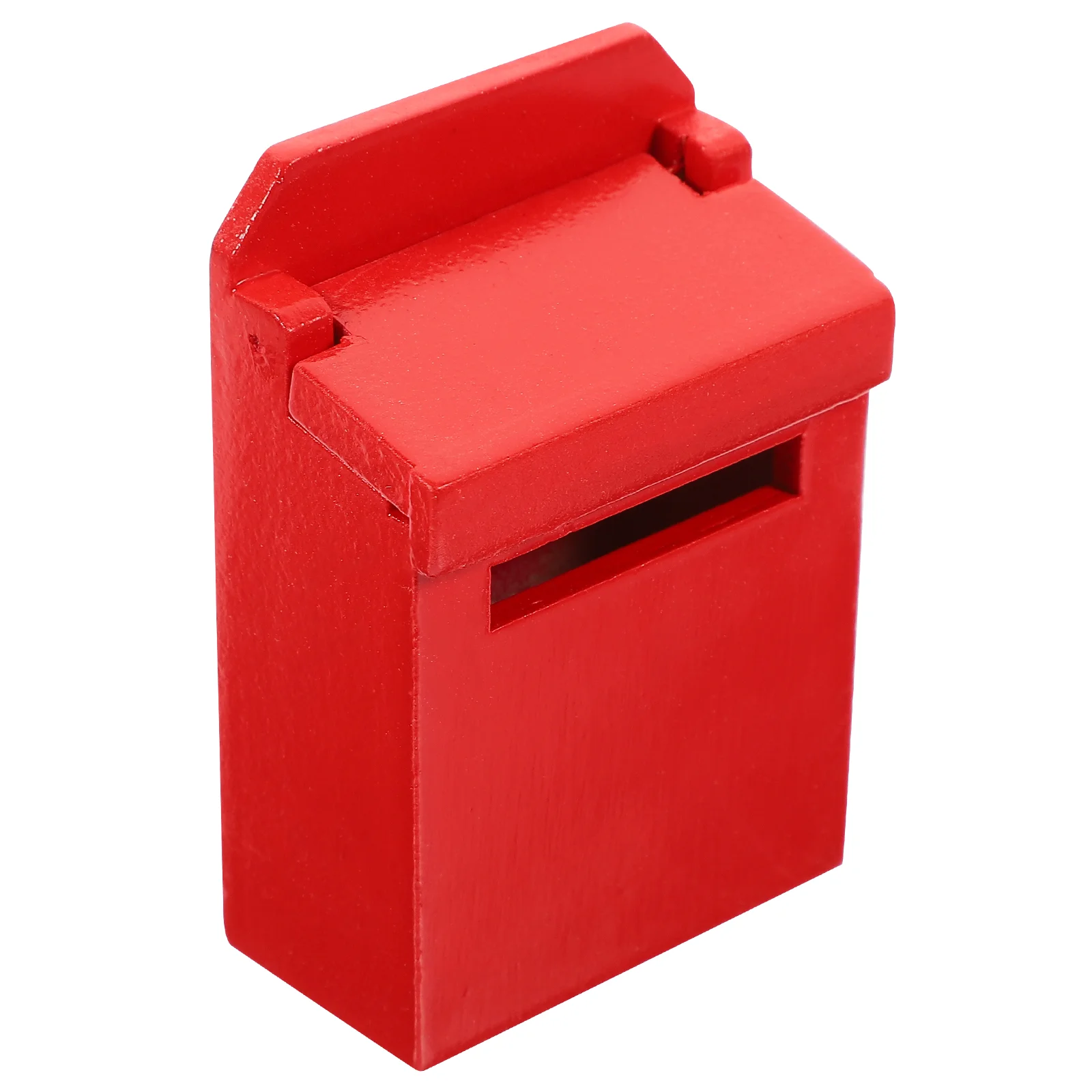 

Mini Mailbox Model Miniature Mailbox Figurine Tiny Wooden Mailbox Mini House Mailbox Decor