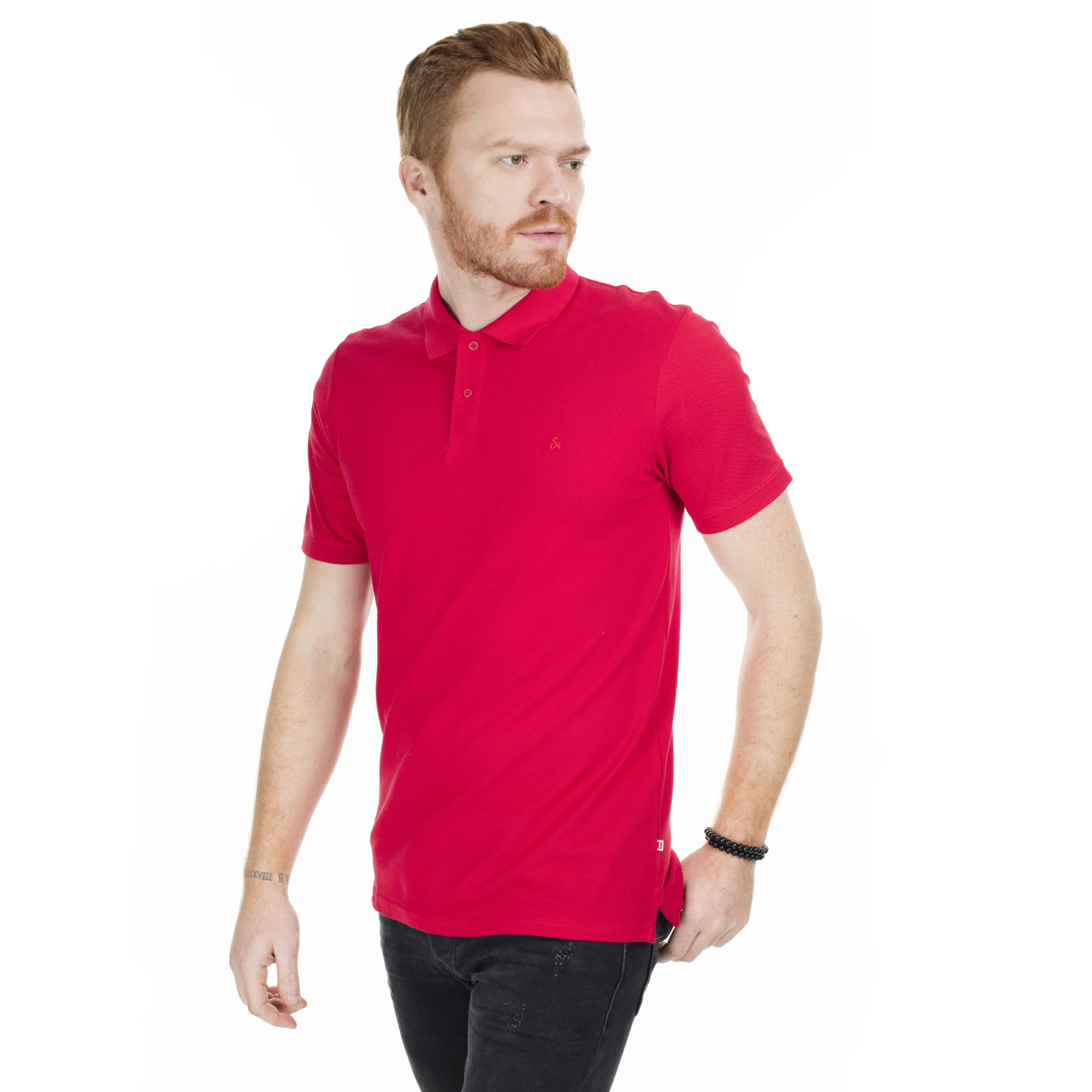 Мужская футболка-поло Jack &amp Jones 121365161 | одежда