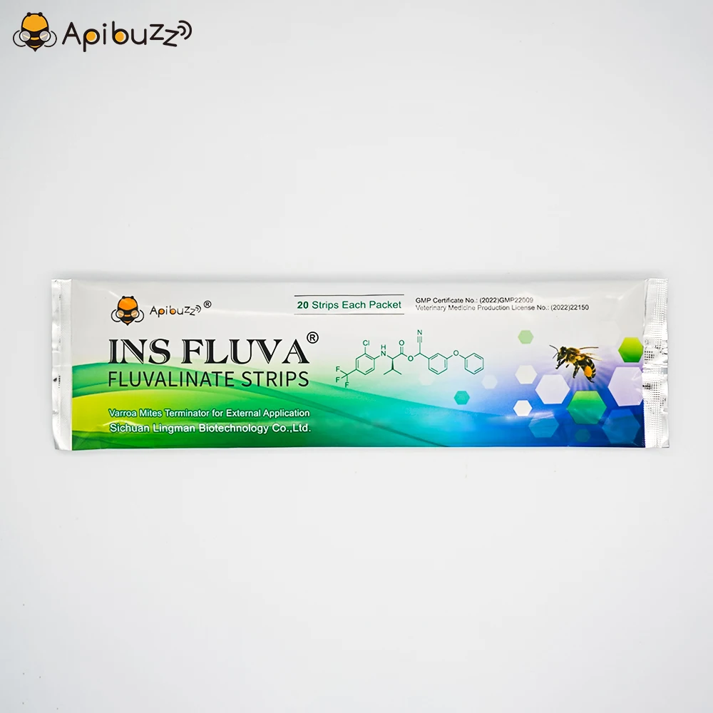 Apibuzz Ins Fluva Fluvalinate 20 полосок Anti Bee Varroa Mite инструмент для пчеловодства |