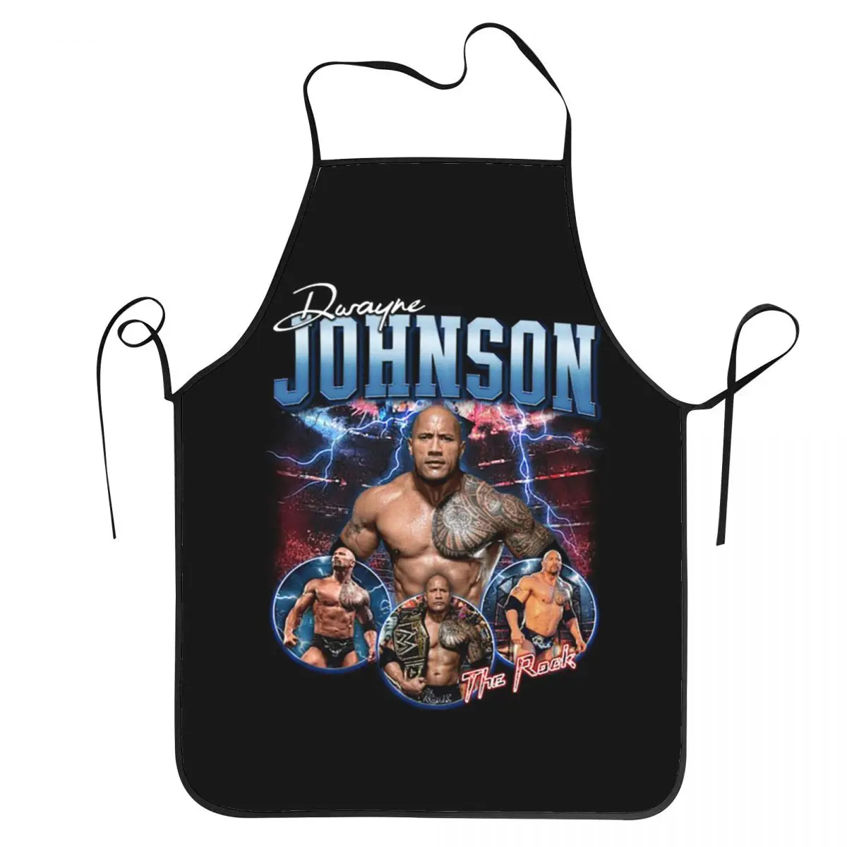 Фото Фартук Dwayne The Shrok Johnson The Rock Muscle Man для кухни, готовки, уборки, садоводства, для мужчин и женщин №1