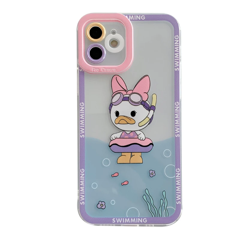 

Bandai Disney Mickey Mouse IPhone Case for IPhone11 12Pro 13Promax Cartoon Kawaii X Xs Xr Xsmax 7 8plus All Inclusive Soft Case