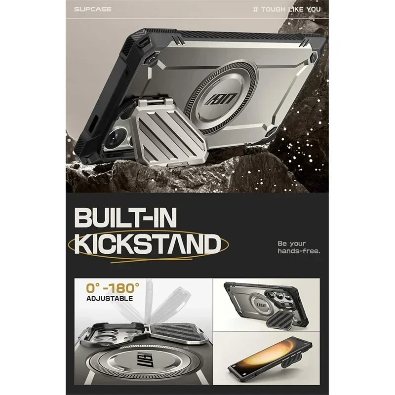 Для Samsung Galaxy S24 Ultra 6 8 дюйма 2024 Чехол SUPCASE UB Mag XT Прочный чехол для всего тела с