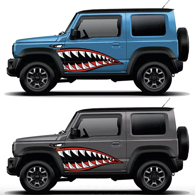 Виниловая наклейка для автомобиля акула рот Suzuki Jimny