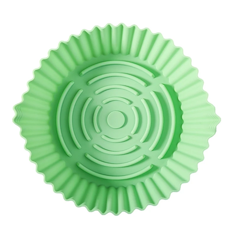 

Reusable Air Fryer Accessories Heat-resisting Food Grade Safe Silicone Liners Pad Practical Air Fryer Silicone Pot Pad