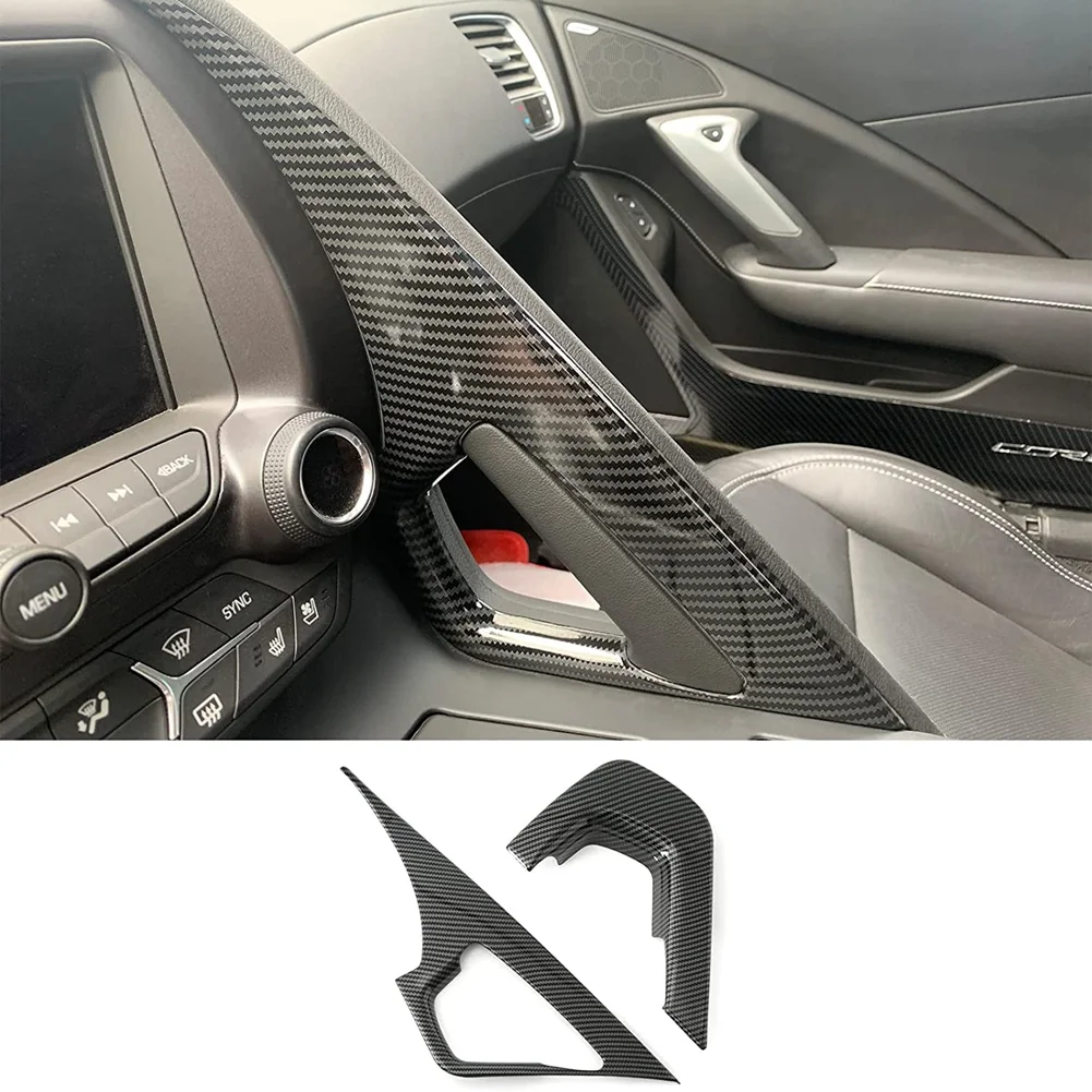

Накладка на центральный подлокотник для Chevrolet Corvette C7 2014 2015 2016 2017 2018 2019, аксессуары из АБС-углеволокна