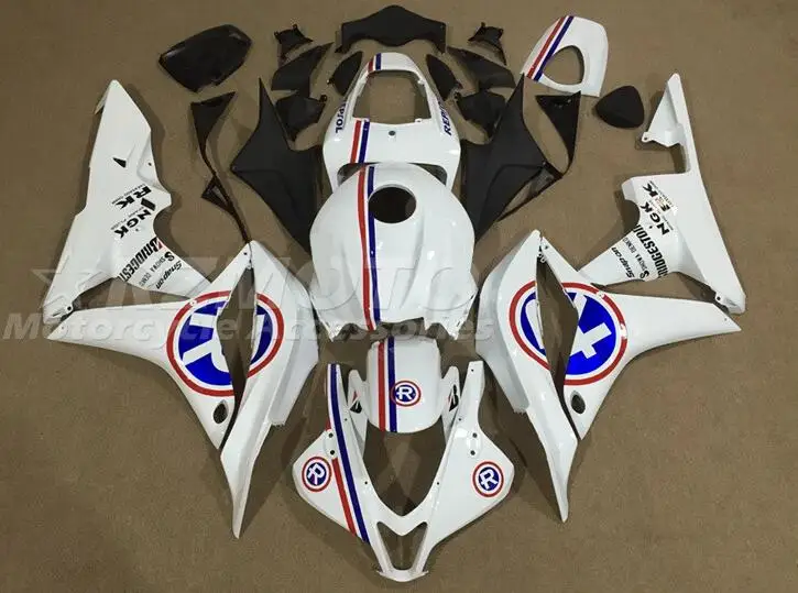 

Style New ABS Whole JP Motorcycle Fairings Kits Fit For HONDA CBR600RR F5 2007 2008 07 08 Bodywork Set Custom White Blue Red